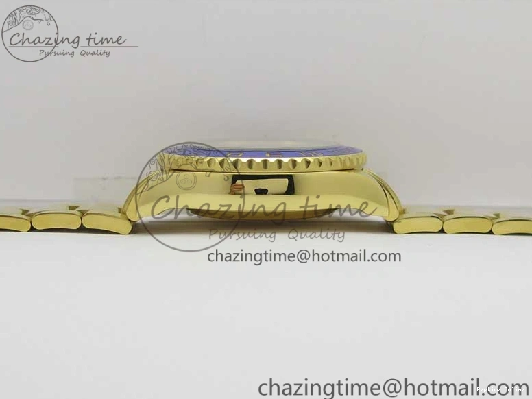 0209 ComfortFit YachtMaster II 2017 baselworld 116688 YG Blue Ceramic JF 1:1 Best Edition on YG Bracelet A 3063